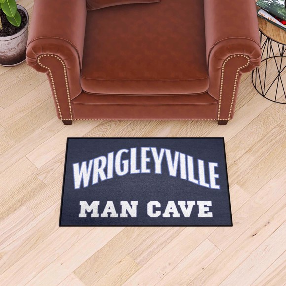 Picture of Chicago Cubs Man Cave Starter Mat Accent Rug - 19in. x 30in.