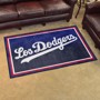 Picture of Los Angeles Dodgers 4ft. x 6ft. Plush Area Rug