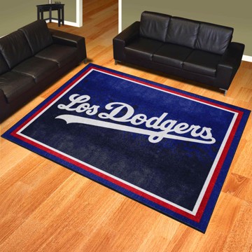 Picture of Los Angeles Dodgers 8ft. x 10 ft. Plush Area Rug