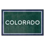 Picture of Colorado Rockies 4ft. x 6ft. Plush Area Rug
