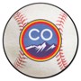 Picture of Colorado Rockies Baseball Rug - 27in. Diameter
