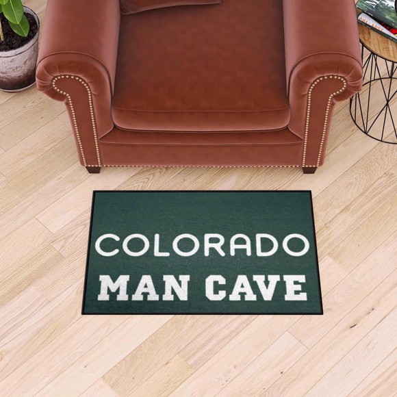Picture of Colorado Rockies Man Cave Starter Mat Accent Rug - 19in. x 30in.