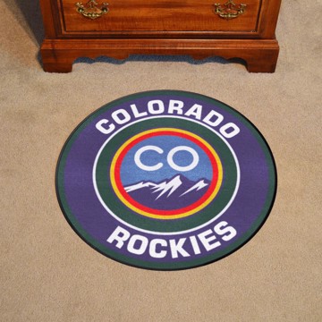 Picture of Colorado Rockies Roundel Rug - 27in. Diameter