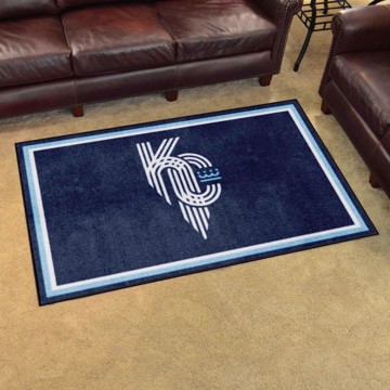 Picture of Kansas City Royals 4ft. x 6ft. Plush Area Rug