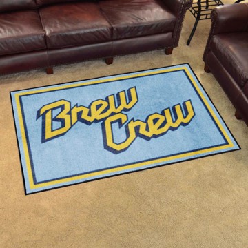 Picture of Milwaukee Brewers 4ft. x 6ft. Plush Area Rug
