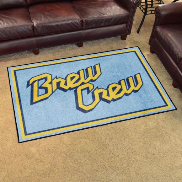 Picture of Milwaukee Brewers 4ft. x 6ft. Plush Area Rug