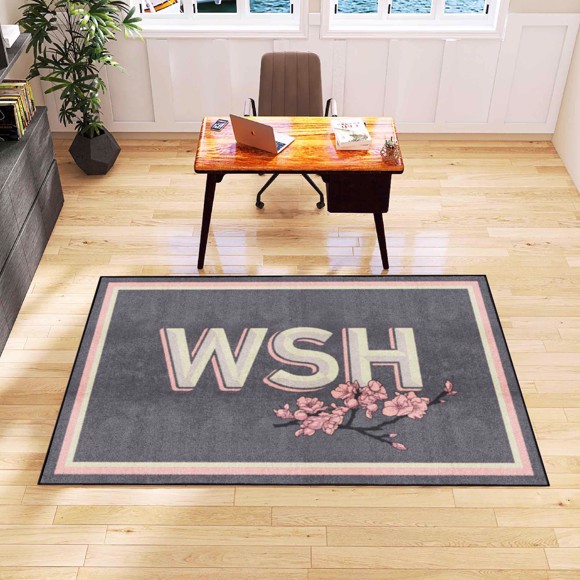 Picture of Washington Nationals 5ft. x 8 ft. Plush Area Rug