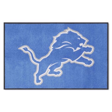 Picture of Detroit Lions 4X6 High-Traffic Mat with Durable Rubber Backing