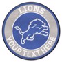 Picture of Detroit Lions Personalized Roundel Mat
