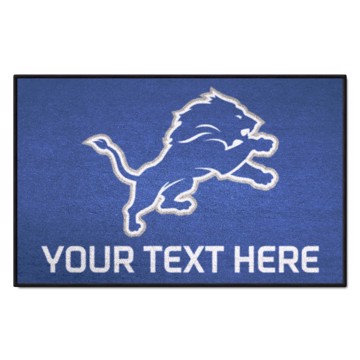 Picture of Detroit Lions Personalized Starter Mat