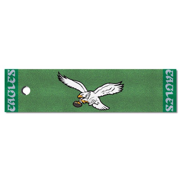 Picture of Philadelphia Eagles Putting Green Mat - 1.5ft. x 6ft. - Retro Collection