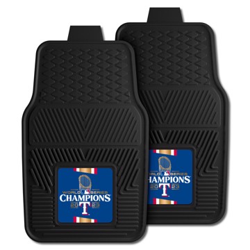 Picture of MLB – Texas Rangers - 2023 World Series Champions Heavy Duty Car Mat Set - 2 Pieces
