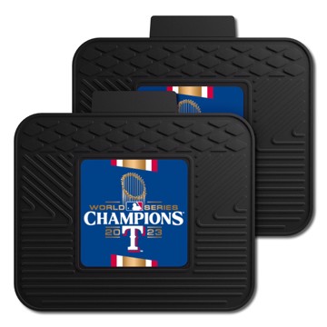 Picture of MLB – Texas Rangers - 2023 World Series Champions Back Seat Car Utility Mats - 2 Piece Set