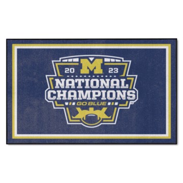 Picture of Michigan 2023-24 National Champions 4x6 Rug