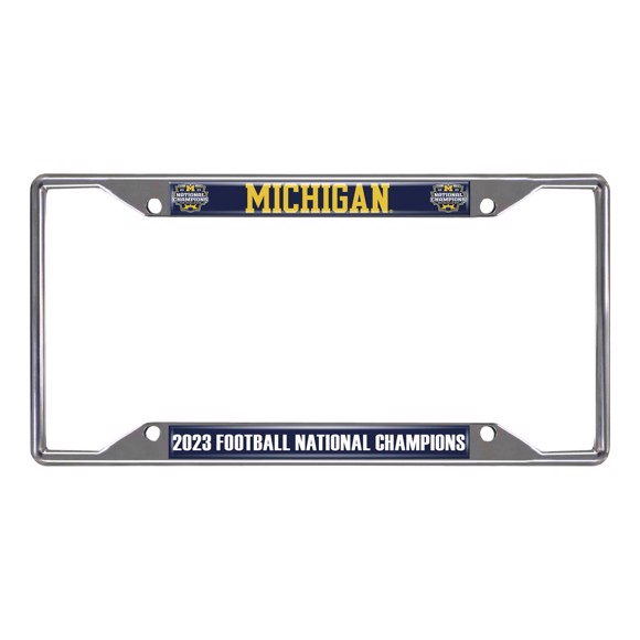 Picture of Michigan 2023-24 National Champions License Plate Frame