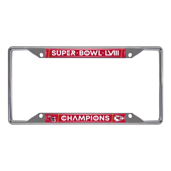 Picture of NFL - Kansas City Chiefs Super Bowl LVIII License Plate Frame