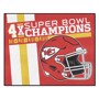 Picture of Kansas City Chiefs Dynasty All-Star Rug - 34 in. x 42.5 in