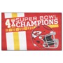 Picture of Kansas City Chiefs Dynasty Ulti-Mat Rug - 5ft. x 8ft.