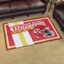 Picture of Kansas City Chiefs Dynasty 4ft. x 6ft. Plush Area Rug